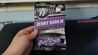 NASCAR Authentics Wave 11 2023 Denny Hamlin Yahoo 1 64 diecast unboxing review [upl. by Rizzo525]