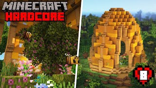 Minecraft 117 Hardcore Lets Play  Giant Beehive  Episode 8 [upl. by Annavaj477]