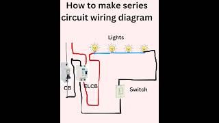 Series Circuit Diagramelectrical education shortsfeed [upl. by Letnuhs]