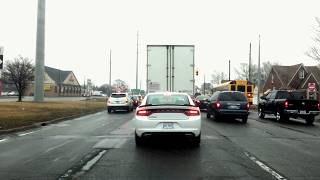 Driving to Eastpointe Michigan from Hamtramck Michigan [upl. by Patnode412]