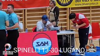 Partita di Basket Campionato 20242025 SBL MASSAGNO vs LUGANO Highlights [upl. by Nnylylloh]