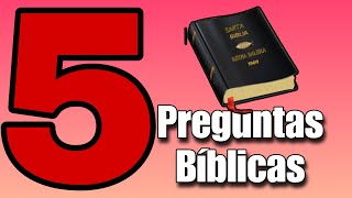 5 Preguntas de la biblia Parte 2 [upl. by Norved870]