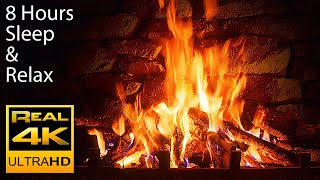 🔥 The Best 4K Relaxing Fireplace with Crackling Fire Sounds 8 HOURS No Music 4k UHD TV Screensaver [upl. by Tannenbaum]