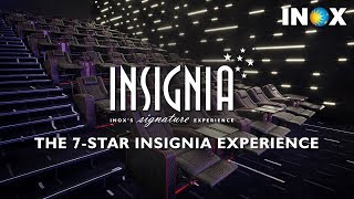 First Time At Insignia  INOXs Signature Experience [upl. by Zakaria]