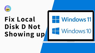 How To Fix Drive D Local Disk D Not Showing UP On My Computer In windows 10 amp 11 [upl. by Taber]