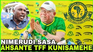 ALICHOKISEMA HAJI MANARA BAADA YA KUSAMEHEWA NA TFF quotNIMERUDI SASA WATANIKOMAquot YANGA BINGWA BALAA [upl. by Alita]