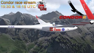 Condor2 live soaring race 1530 UTC  Tchin Tchin [upl. by Dodds]