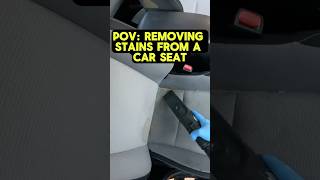 Removing stain from Car seat easy Southborough ma mobiledetailingservice carcleaning detailing [upl. by Lucila731]