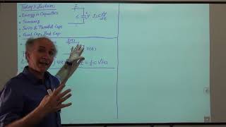 Razavi Basic Circuits Lec 14 Energy in Capacitors Series amp Parallel Capacitors [upl. by Nnad554]