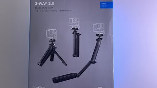 GoPro 3 Way Tripod 20 unboxing [upl. by Adaurd]