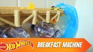 Breakfast Machine  Hot Wheels Wall Tracks  HotWheels [upl. by Kliber]