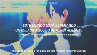 Sword Art Online Alicization Op 1 FULL AMV 『Adamas  LiSA』 Sub Español  Romaji  English [upl. by Hguh]