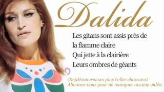 Dalida  Les gitans  Paroles Lyrics [upl. by Sakmar]