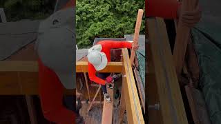 Dormer diy framing woodwork shortvideo shorts construction [upl. by Talley751]