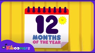 MONTHS OF THE YEAR  The Kiboomers PRESCHOOL SONGS amp NURSERY RHYMES FOR LEARNING shorts kidssongs [upl. by Ydoc78]