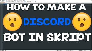 Vixio Setup Tutorial  How to make a Discord bot in Skript [upl. by Yahs497]