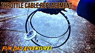 DIY Throttle Cable Replacement [upl. by Bertina]