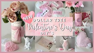 NEW DOLLAR TREE VALENTINES DAY 2024 DIYs 💗 Easy High End VALENTINES Day DIY VALENTINES Crafts 2024 [upl. by Furr]