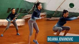 Bojana Jovanovic  Very Beautiful Tennis Girl  Practice [upl. by Grosz887]