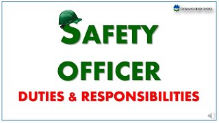 Safety officer responsibilities [upl. by Edieh]