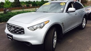 2011 Infiniti FX35 AWD Start Up In Depth Tour and Review [upl. by Inajar]