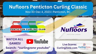 Kevin Koe vs Riku Yanagisawa  Draw 2  Nufloors Penticton Curling Classic [upl. by Stempson]