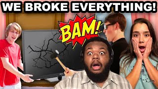 Lance Thirtyacre WE BROKE EVERYTHING WITH A HAMMER REACTION [upl. by Nileuqcaj324]