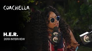 Coachella 2019 Week 1 HER Interview [upl. by Christine]