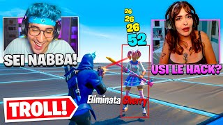 TROLLO CHERRY con AIMBOT HACK su FORTNITE mi ha scoperto [upl. by Dylana555]