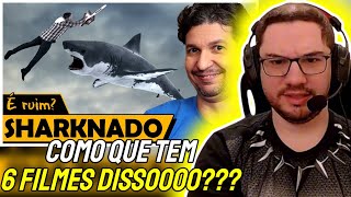 SHARKNADO  Os Piores Filmes do Mundo  Super Oito  WOLFXP90 REACT [upl. by Bella]