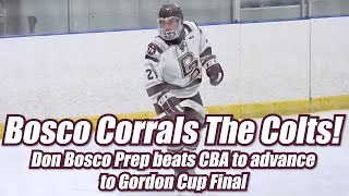 Don Bosco Prep 3 CBA 1  HS Hockey  Gordon Cup Semifinal  Daniel Kelly 2 Goals  Assist [upl. by Gundry]