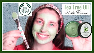 The Body Shop Tea Tree Skin Clearing Clay Face Mask Review [upl. by Ecinehs]