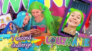 LOLLYMÁNIE  7 Second Challenge [upl. by Yttel]