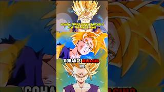 Gohan Turns Super Saiyan 2 For The First Time shorts dragonball gohan dragonballz goku edit [upl. by Oznofla]