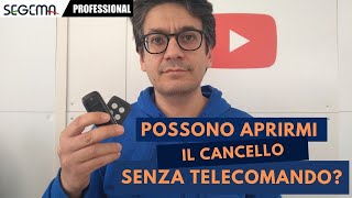 Possono aprirmi il cancello senza telecomando [upl. by Ardene]