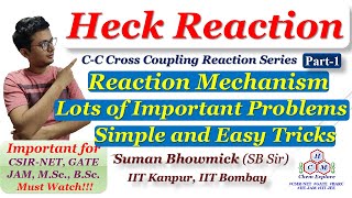 Heck ReactionHeck Coupling Reaction MechanismWith Previous Year QuestionsCSIRNET GATEIITan [upl. by Ecitsuj]