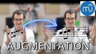 Augmentation  Compositional Techniques in MuseScore [upl. by Annoyik]