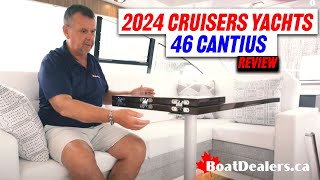 2024 Cruisers Yachts 46 Cantius boatreview [upl. by Lemay]