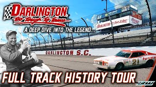 Darlington Raceway History Tour Inside Forgotten Details of NASCARs Most Unique Track [upl. by Eaneg]