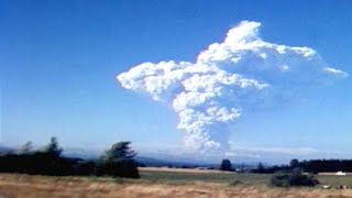 Footage of the 1980 Mount St Helens Eruption [upl. by Oramlub]