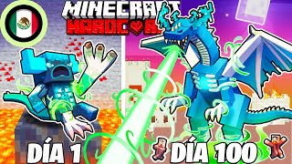 SOBREVIVÍ 100 DÍAS como un WARDEN CAMBIA FORMA en MINECRAFT HARDCORE [upl. by Seidule]