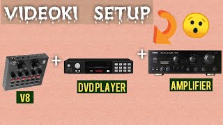 V8  Karaoke Player  Amplifier Setup  EASY TUTORIAL [upl. by Ayna354]