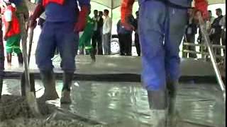 Agilia self compacting concrete video demonstration [upl. by Nahshun995]