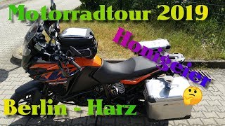 Motorradtour 2019  Harz  Berlin  Schierke [upl. by Ianaj]