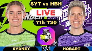 Sydney Thunder Women vs Hobart Hurricanes Live T20  SYTW vs HBHW Live Score and Commentary [upl. by Erdnoed776]