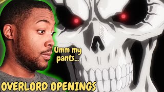 IS THIS NORMAL  quotOVERLORD Openings 14quot  Non Anime Fan  REACTION [upl. by Elvie]