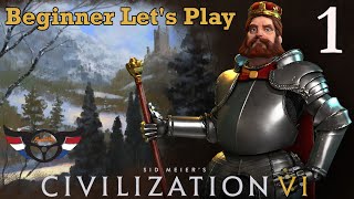 Civilization VI Beginner Lets Play as Germany  ep1 [upl. by Angelique]