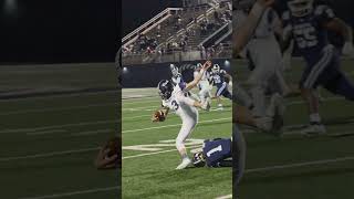 Dillon Harr with the Pick North Paulding vs Marietta Football [upl. by Lehcar602]