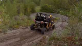 Ams  Action moteur sport  Vtt  Essai CanAm Maverick MAX XRS DPS 2014 [upl. by Ennairak]