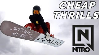 Nitro Cheap Thrills Snowboard Review [upl. by Eihcir]